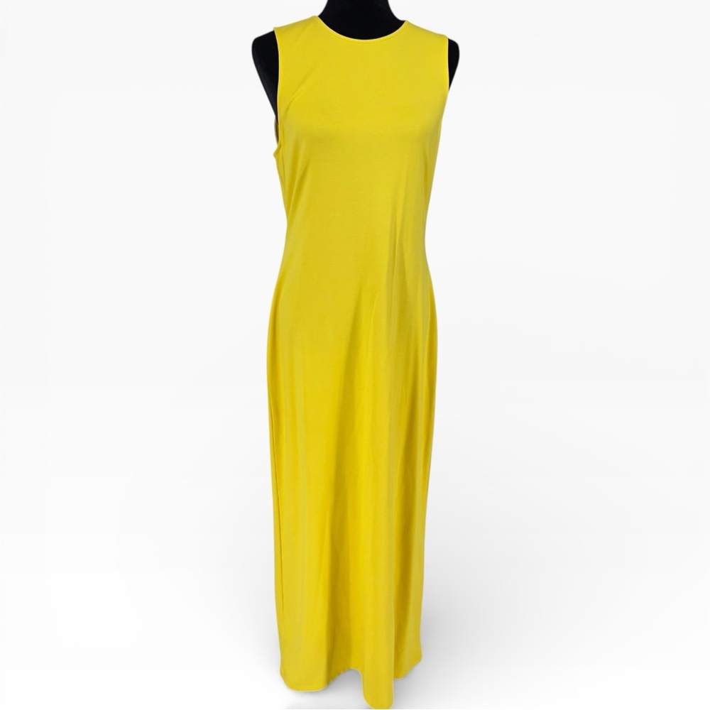 Staud Bari Dress Women’s Size L yellow - Picture 2 of 6
